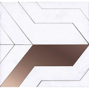 Мозаика L'Antic Colonial Focus White Copper L241717291 28x29 матовая