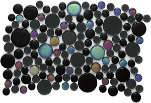 Мозаика L'Antic Colonial L240100021-100080373 Glacier Moon Metallic Black 19x29 G-119 глянцевая