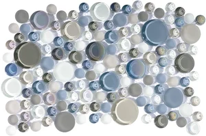 Мозаика L'Antic Colonial L240100031-100080374 Glacier Moon Metallic Cremas 19x29 G-119 глянцевая