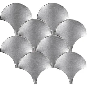 Мозаика L'Antic Colonial Gravity Aluminium Shell Metal 100310329 26,4x26,4 глянцевая
