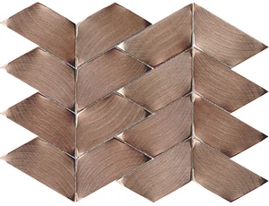 Мозаика L'Antic Colonial Gravity Aluminium Trace Copper L167013195 22,1x28,1 глянцевая