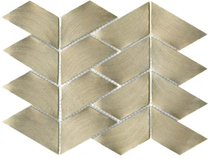 Мозаика L'Antic Colonial Gravity Aluminium Trace Gold L244008721 22,1x28,1 глянцевая
