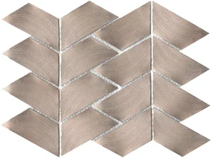 Мозаика L'Antic Colonial Gravity Aluminium Trace Rose Gold L244008681 22,1x28,1 глянцевая