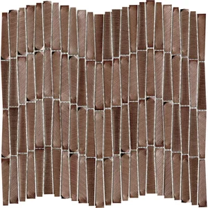 Мозаика L'Antic Colonial Gravity Aluminium Wave Copper L241716561 28,9x30,2 глянцевая