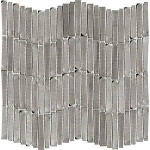 Мозаика L'Antic Colonial Gravity Aluminium Wave Metal L241716541 28,9x30,2 глянцевая