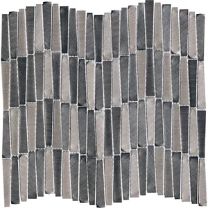 Мозаика L'Antic Colonial Gravity Aluminium Wave Metal Titanium L241716621 28,9x30,2 глянцевая