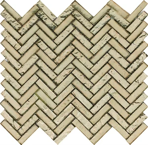 Мозаика L'Antic Colonial L241710721-100153522 Harmony Arrow Gold 25,8x28,4 G-125 глянцевая