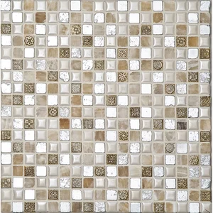 Мозаика L'Antic Colonial 100092753 Imperia Onix Golden (1.5x1.5) 30x30 G-118 рельефная
