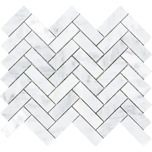 Мозаика L'Antic Colonial Lines Cambric Carrara Pulido L241715301 26,5x32,5 полированная