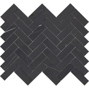 Мозаика L'Antic Colonial Lines Cambric Negro Marquina Classico L241717611 26,5x32,5 матовая