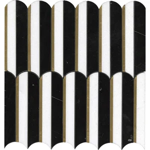 Мозаика L'Antic Colonial Piano Black L241716471 30,5x30,5 глянцевая
