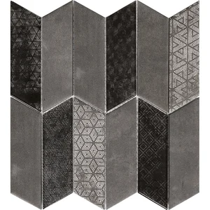 Мозаика L'Antic Colonial L244009711-100272797 Rhomboid (Glass Mosaics) Black 29,8x29,8 G-125 глянцевая