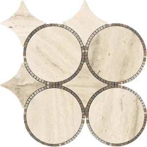 Мозаика L'Antic Colonial 100347807 TEMPO Circle Beige 29,9x29,9 G-142 матовая