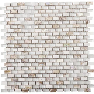 Мозаика L'Antic Colonial Tribal Pearl White L244001101 28,3x28,6 глянцевая