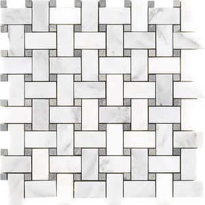 Мозаика L'Antic Colonial 100162246 Victorian Trenzado Marmara Gris 30x30 G-126 глянцевая
