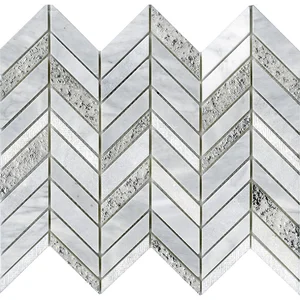 Мозаика L'Antic Colonial Victorian Chevron White L241714811 25,2x30,4 матовая