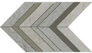 Мозаика L'Antic Colonial World Amsterdam Chevron Grey L241715591 19,5x28 матовая