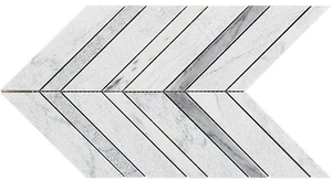 Мозаика L'Antic Colonial World Amsterdam Chevron White L241716211 19,5x28 матовая
