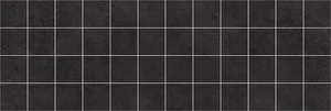 Laparet Alabama Декор мозаичный чёрный MM60062 20x60 матовый