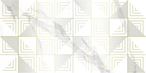 Laparet Blondi Декор белый 25x50 глянцевый