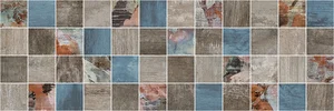 Laparet Country Декор мозаичный тёмный MM11191 20x60 матовый