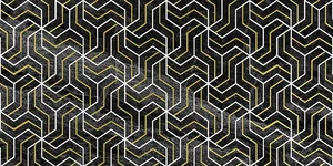 Laparet Crystal Fractal Декор чёрный 30x60 глянцевый