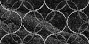 Laparet Crystal Resonanse Декор чёрный 30x60 глянцевый