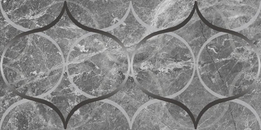 Laparet Crystal Resonanse Декор серый 30x60 глянцевый