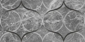 Laparet Crystal Resonanse Декор серый 30x60 глянцевый