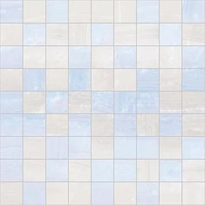 Мозаика Laparet Diadema голубой+белый 30x30 глянцевая