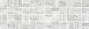 Laparet Glossy Декор мозаичный серый MM11188 20x60 глянцевый