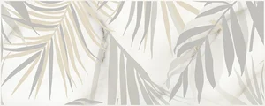 Декоративный элемент Laparet Ivory botanica1 кремовый 20x50 глянцевый