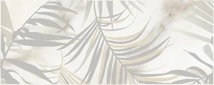 Декоративный элемент Laparet Ivory botanica2 кремовый 20x50 глянцевый