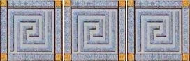 Laparet Мармара Пальмира комплект стеклянных вставок (3шт/компл.) серый 5,5x5,5 глянцевый