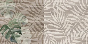 Laparet Organic Плитка настенная табачный узор 08-01-17-2454 20x40 матовая