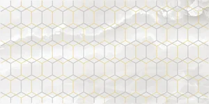 Laparet Prime Декор белый 25x50 глянцевый