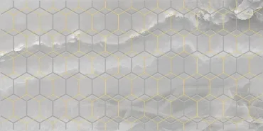 Laparet Prime Декор серый 25x50 глянцевый