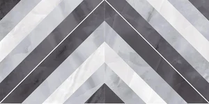 Laparet Prime Плитка настенная серый микс 34025 25x50 глянцевая