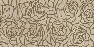Декоративный элемент Laparet Serenity rosas коричневый 08-03-15-1349 20x40 глянцевый