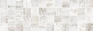 Laparet Sweep Декор мозаичный белый MM60114 20x60 матовый