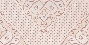 Laparet Versus Chic Декор розовый 08-03-41-1335 20x40 матовый