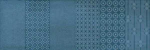Плитка Vives Laterza Gubbi Azul 25x75 глянцевая
