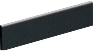 Leonardo Icon Плинтус Black BT60L 9,5x60 глянцевый