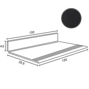 Leonardo Stone Project Ступень Oceanblack Kit 60x120 матовая