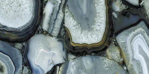 Керамогранит Level Marmi Book Match A Agate Azure Lappato ELMS 162x324 лаппатированный