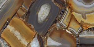 Керамогранит Level Marmi Book Match A Agate Brown Lappato ELMR 162x324 лаппатированный