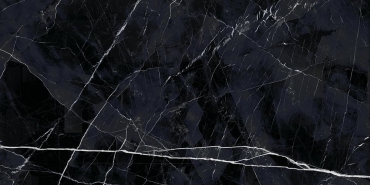 Керамогранит Level Marmi Book Match B Calacatta Black Naturale Soft ELMW 162x324 сатинированный