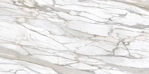 Керамогранит Level Marmi Stuoiato Calacatta Gold Lappato EJ27 160x320 лаппатированный