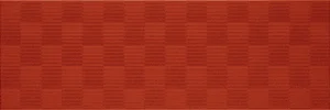 Декоративный элемент Gardenia Orchidea Linear Geometrico Rosso 70238 25x75 глянцевый