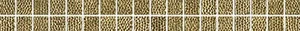 Бордюр Domino Listelo Medici Gold 3,5x33,3 матовый